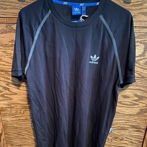 NWT adidas Sport Luxe Shirt reflective black Large